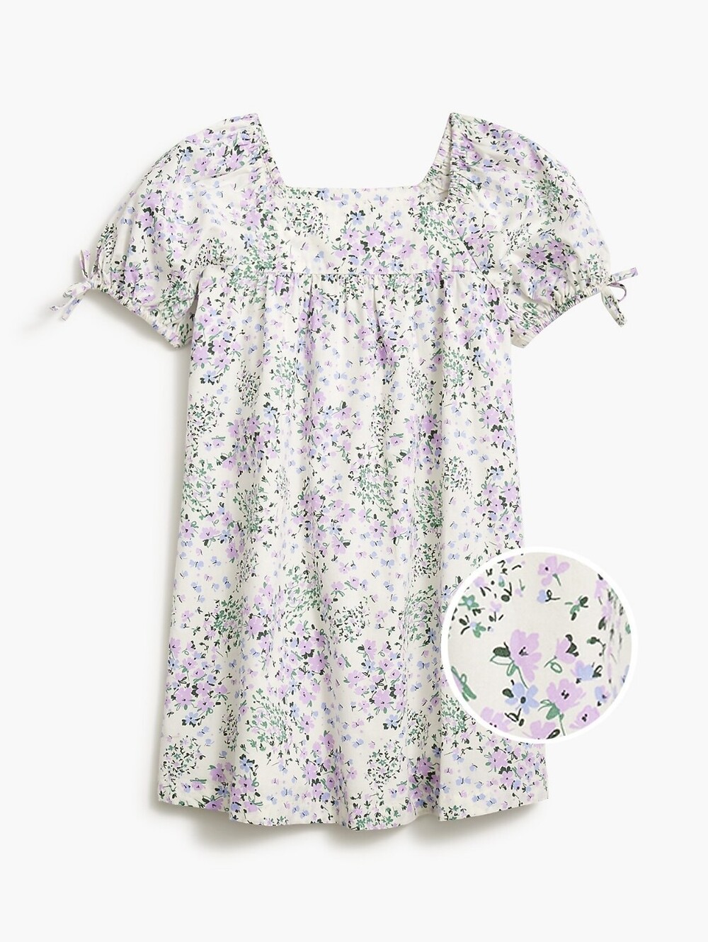 Crewcuts | Girls' floral puff-sleeve dress